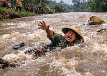 Terpeleset di Arus Deras Kali Tajum, Petani Karangbawang Meninggal Dunia