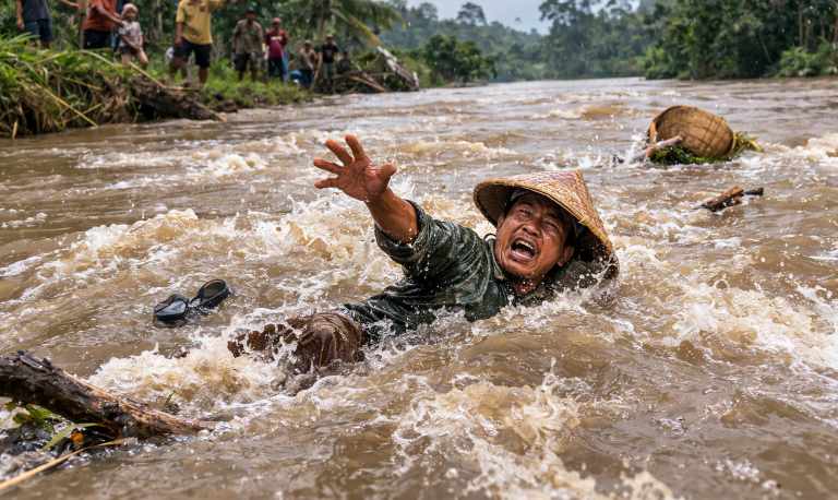 Terpeleset di Arus Deras Kali Tajum, Petani Karangbawang Meninggal Dunia