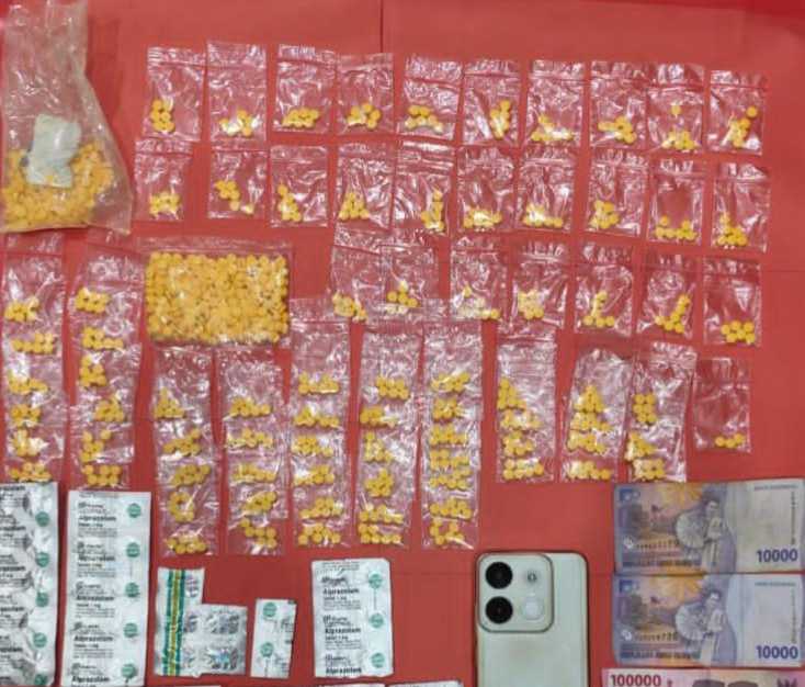 1.055 Butir Obat Terlarang Disita, Polresta Banyumas Bekuk Pengedar di Wangon