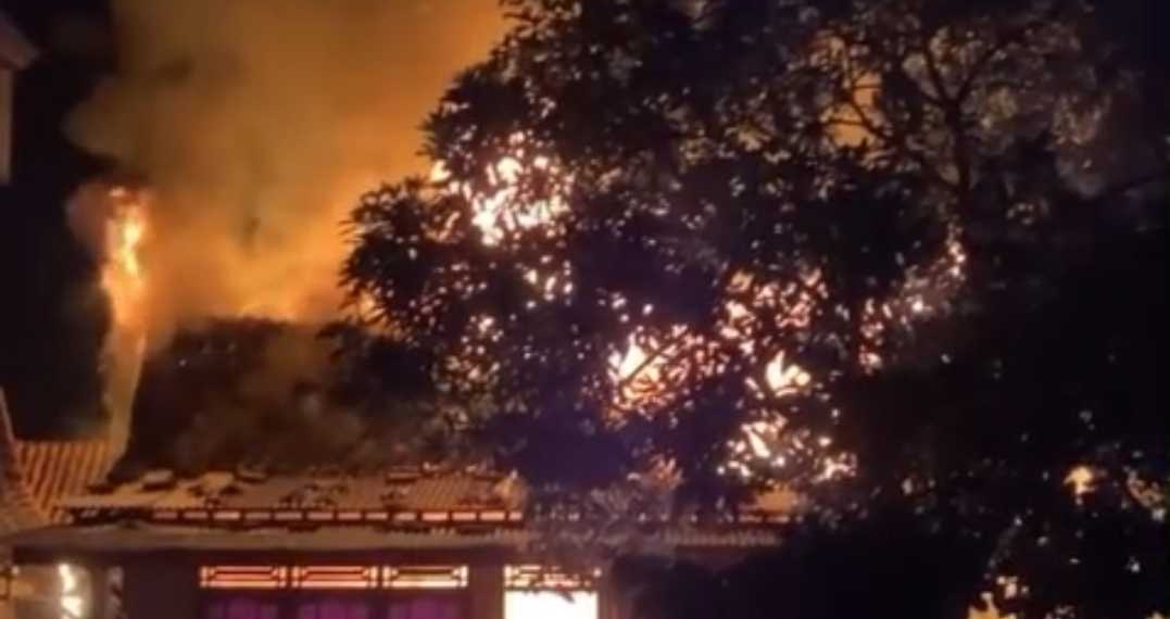 Kebakaran Hebat di Jatilawang, Rumah Warga Ludes