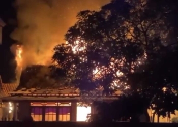 Kebakaran Hebat di Jatilawang, Rumah Warga Ludes