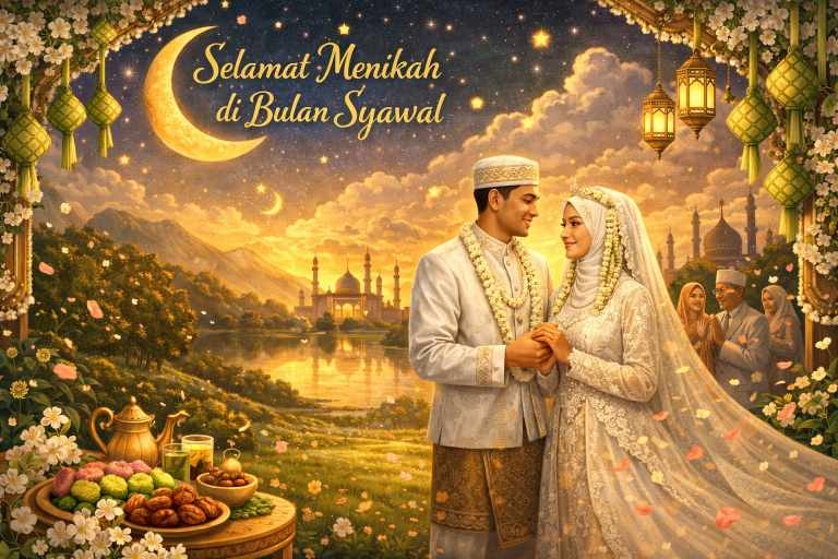 3 Tahun Tren Nikah di Bulan Syawal Meningkat, Kemenag Catat 667 Ribu Pasangan