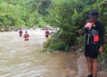 Diduga Tenggelam, Warga Kedunggong Dicari Tim SAR di Sungai Kretek