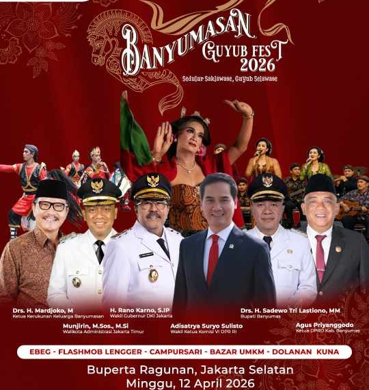 Banyumasan Guyub Fest 2026 Siap Obati Rindu Perantau di Ibu Kota