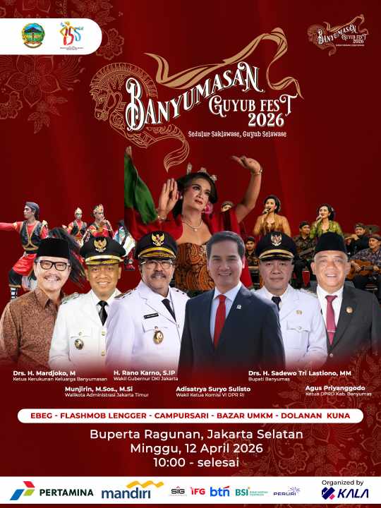 Banyumasan Guyub Fest 2026 Siap Obati Rindu Perantau di Ibu Kota