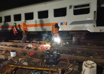Jalur KA di Emplasemen Bumiayu Kembali Dilalui Usai 14 Jam Evakuasi Anjlokan