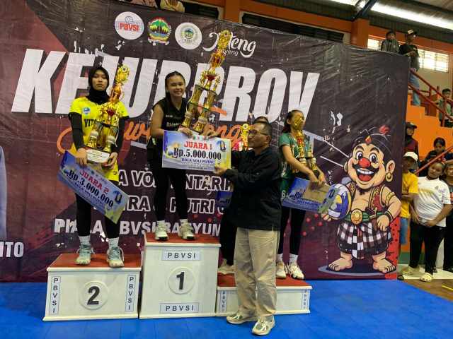 Tiga Kali Juara Beruntun! Bhayangkara Grobogan Taklukkan Vita Solo di Final Kejurprov Voli U-18 Putri Jateng 2026