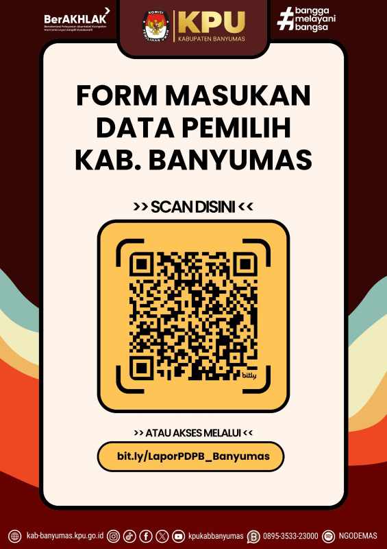 KPU Banyumas Ajak Masyarakat Aktif Perbarui Data Pemilih Lewat Program Lapor Pemilih