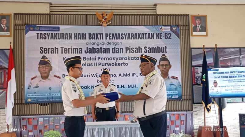 Nasirudin Resmi Pimpin Bapas Purwokerto, Soroti Tantangan KUHP Baru