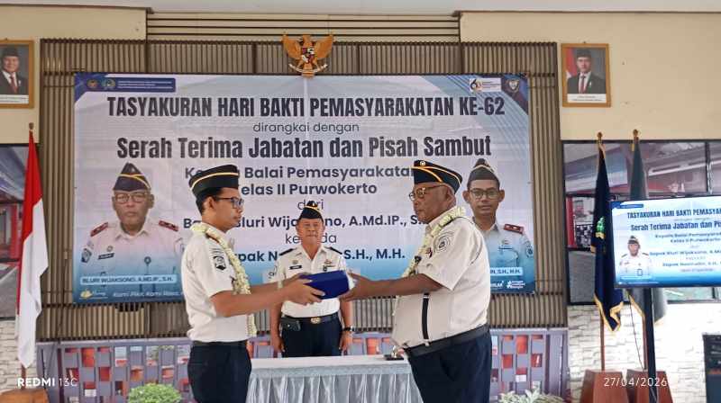 Nasirudin Resmi Pimpin Bapas Purwokerto, Soroti Tantangan KUHP Baru