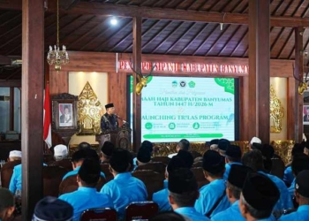 Bupati Sadewo Lepas 1.338 Calon Haji Banyumas, Jemaah Tertua Usia 86 Tahun