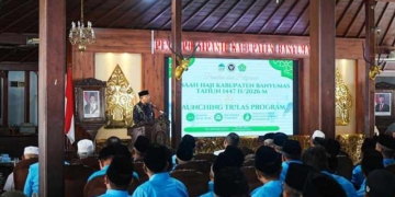 Bupati Sadewo Lepas 1.338 Calon Haji Banyumas, Jemaah Tertua Usia 86 Tahun