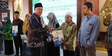 Bupati Banyumas Luncurkan Tiga Program Insentif Keagamaan, Guru Ngaji hingga Marbot Dapat Rp100.000 per Bulan