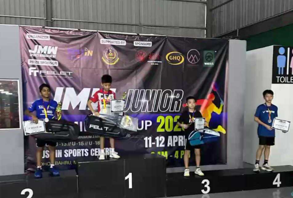 Atlet Cilik Banyumas Luckyando Fachri Juara JMW Junior Cup 2026 di Malaysia