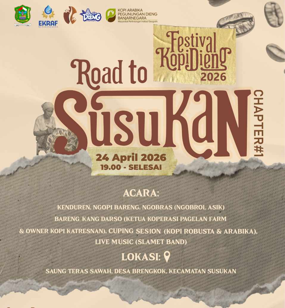 Road to Festival Kopi Dieng 2026 Dimulai, Dorong Kopi Lokal Tembus Pasar Global