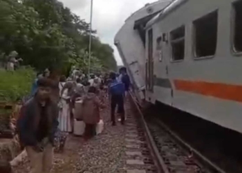 KA Bangunkarta Anjlok di Bumiayu, KAI Daop 5 Kerahkan Tim Darurat dan Siapkan 10 Bus Evakuasi