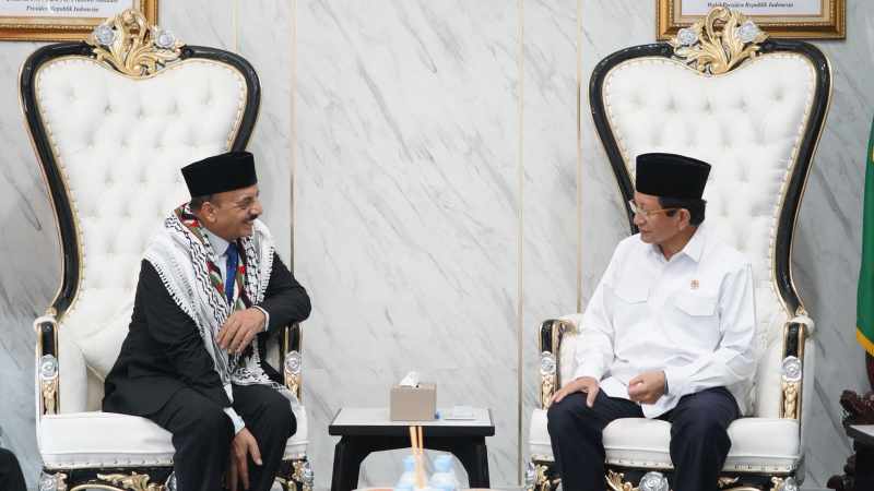 Menag Nasaruddin Terima Dubes Palestina: Hubungan Kita Melebihi Saudara