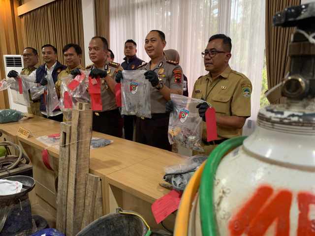 Polresta Banyumas Bongkar Tambang Emas Ilegal di Gumelar yang Beroperasi Bertahun-tahun, 3 Tersangka Ditangkap