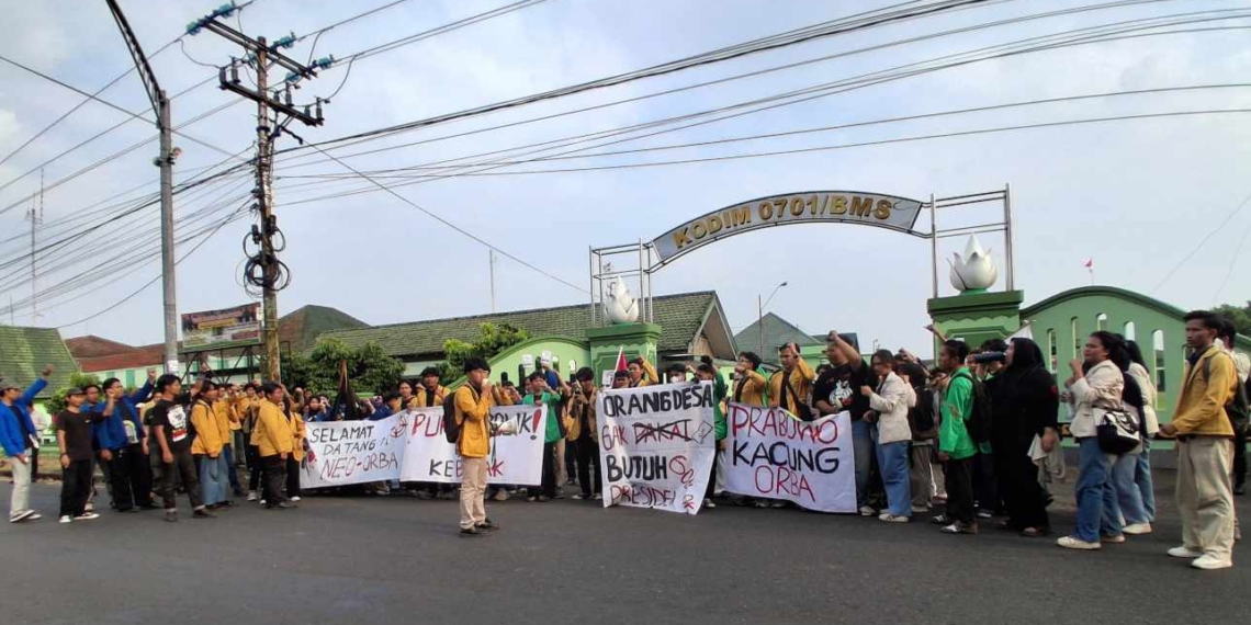 Aliansi Mahasiswa Banyumas Sambangi Polresta hingga Kodim, Suarakan 3 Tuntutan Reformasi