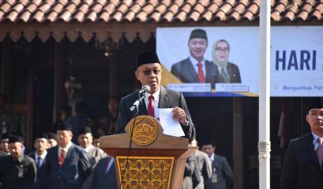Bupati Sadewo Pimpin Hardiknas 2026 di Banyumas: Pendidikan Merata Jadi Prioritas