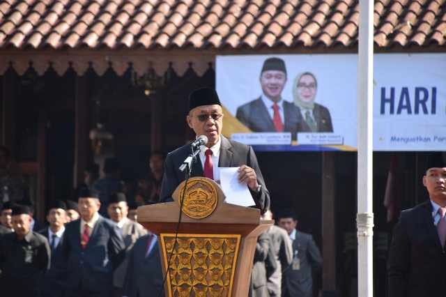 Bupati Sadewo Pimpin Hardiknas 2026 di Banyumas: Pendidikan Merata Jadi Prioritas