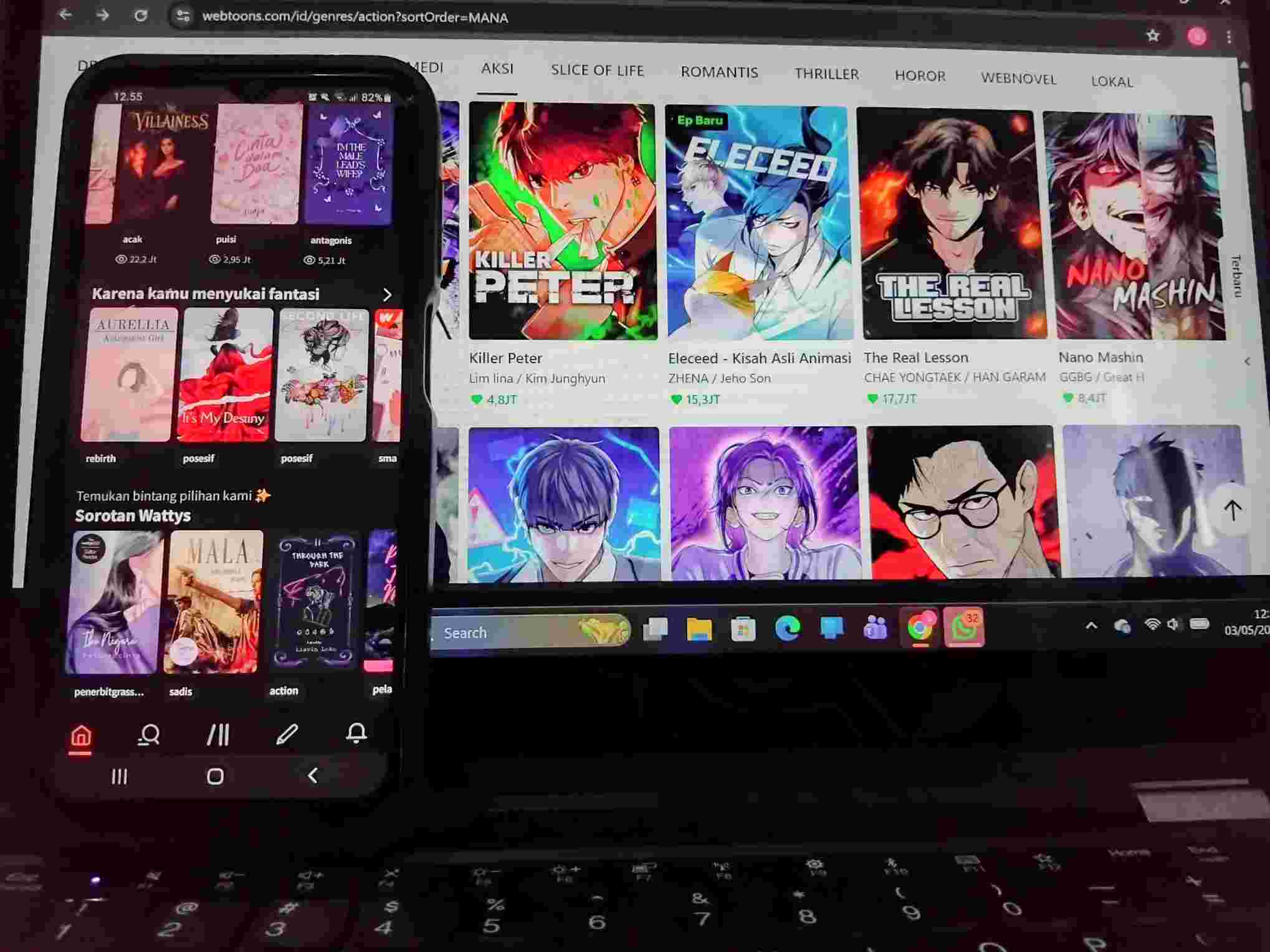 Tak Cuma Scroll Medsos: Novel & Komik Online Kini Jadi Andalan Baru Peningkat Minat Baca