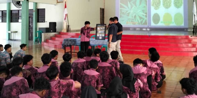 Gencar Cegah Narkoba, Polresta Banyumas Masuk ke SMA Negeri 1 Sokaraja