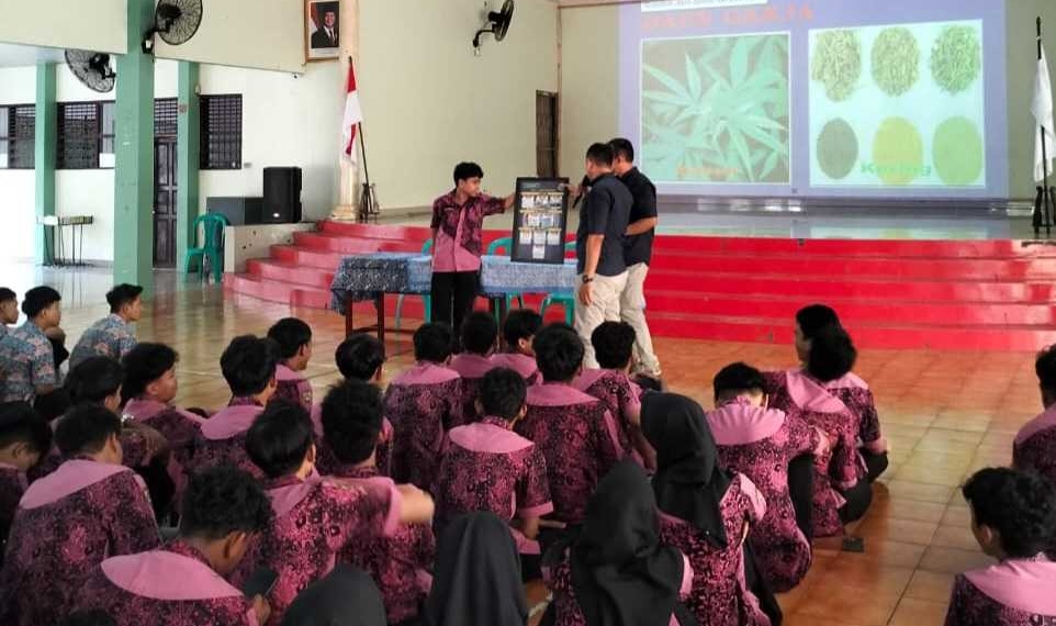 Gencar Cegah Narkoba, Polresta Banyumas Masuk ke SMA Negeri 1 Sokaraja