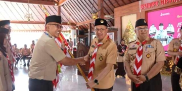 Bupati Sadewo Lepas Kontingen Pramuka Banyumas Menuju Pesta Siaga Jateng 2026