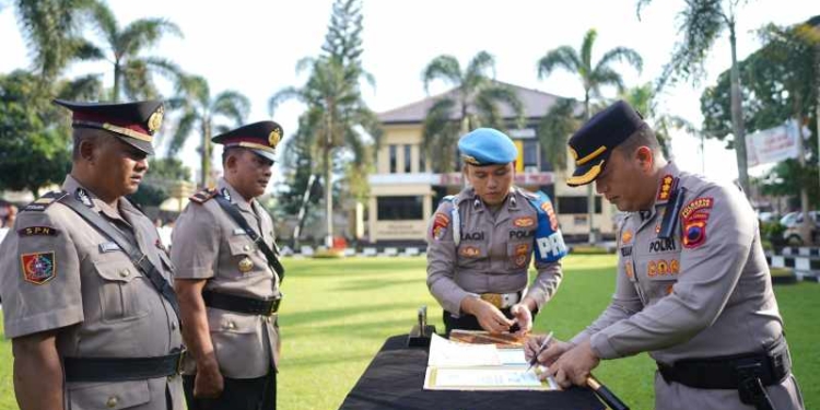 Kapolresta Banyumas Pimpin Sertijab, Tegaskan Pelayanan Humanis Jadi Prioritas