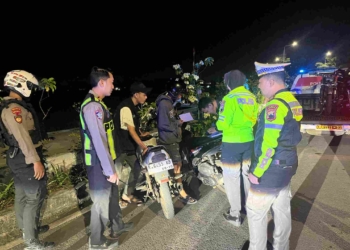 Resahkan Warga, 43 Motor dan 4 Mobil Kena Sikat Polisi Banyumas dalam Patroli Malam