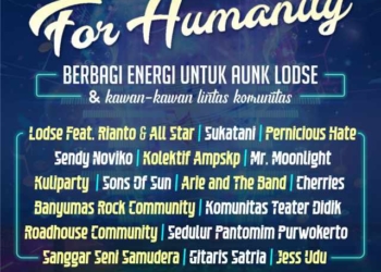 Charity For Humanity Jadi Panggung Kebersamaan Musisi dan Komunitas Banyumas