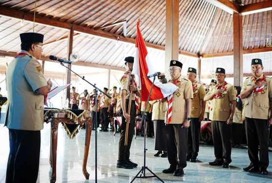 Dilantik Jadi Ketua Mabicab, Sadewo Siapkan Pramuka Banyumas Pecahkan Rekor MURI