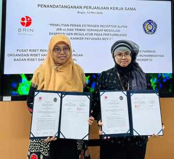 Fakultas Farmasi UMP dan BRIN Jalin Kolaborasi Riset Kanker Payudara