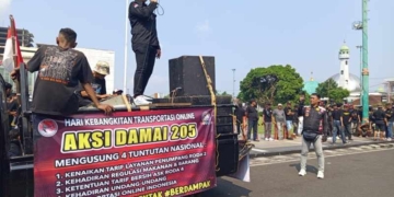 Demo Ojol Purwokerto Hari Ini: Desak UU Transportasi Online dan Hapus Opsen Pajak
