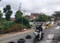 Jembatan di Jalan Baturraden Barat Ambrol, Roda Empat Dilarang Melintas