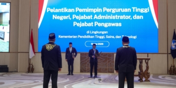 Sah! Brian Yuliarto Lantik Akhmad Sodiq sebagai Rektor Unsoed Periode 2026–2030