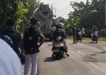 Kecelakaan Beruntun di Jatilawang, Seorang Guru Meninggal Usai Terlindas Truk Molen