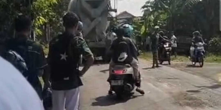 Kecelakaan Beruntun di Jatilawang, Seorang Guru Meninggal Usai Terlindas Truk Molen