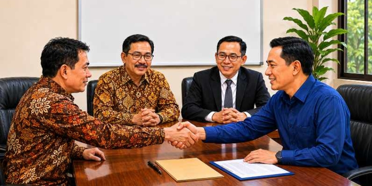 Mediasi di Klinik Hukum Peradi SAI, Samsudin Tirta dan Kontraktor Sepakat Damai Tanpa Pidana