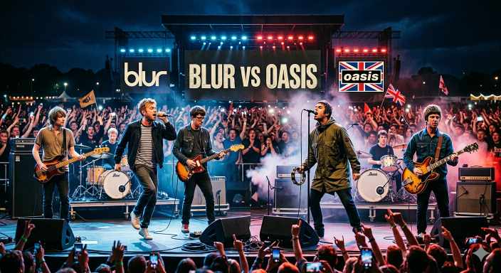 Oasis vs Blur: Bukan Sekadar Musik, Ini Perang Kelas yang Membelah Inggris