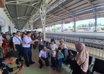 Semarak Liburan Sekolah di Stasiun Purwokerto, Penumpang Kereta Naik 25 Persen