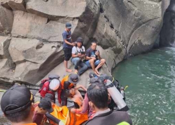 Korban Tenggelam di Curug Rambukasang Ditemukan Meninggal Dunia
