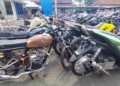 Dalam Satu Bulan, Sat Lantas Banyumas Tilang 210 Kendaraan dan Sita 77 Knalpot Brong