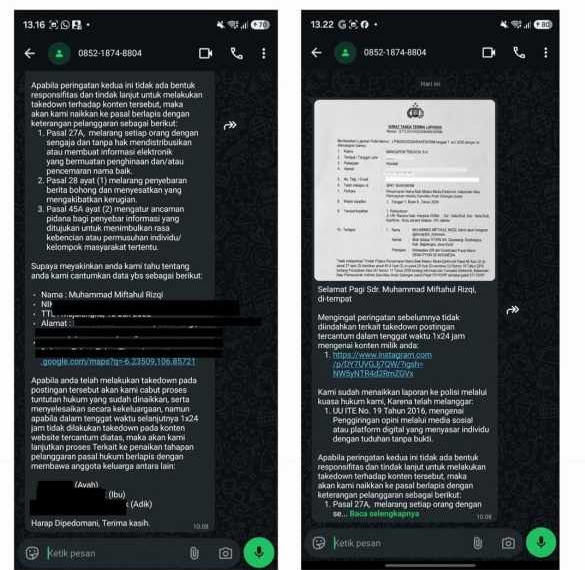 Diduga Dapat Ancaman Doxing dan Laporan Polisi, Koordinator Pusat DEMA PTKIN Diadukan Usai Kritik Proyek Food Estate di Papua