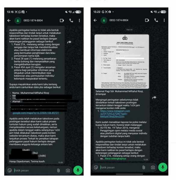Diduga Dapat Ancaman Doxing dan Laporan Polisi, Koordinator Pusat DEMA PTKIN Diadukan Usai Kritik Proyek Food Estate di Papua