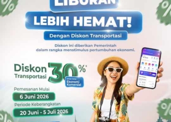 Diskon 30% Tiket Kereta Ekonomi Komersial KAI Daop 5 Purwokerto, Berlaku 20 Juni–5 Juli 2026