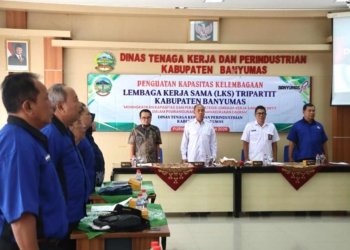 Perkuat Sinergi Pekerja-Pengusaha, Bupati Banyumas Resmi Buka LKS Tripartit