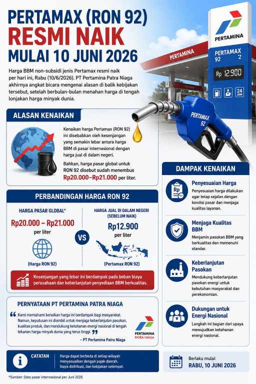 Sudah Tahan Harga Sejak Maret, Kenapa Pertamax Akhirnya Naik Juga?