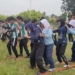 Ratusan Pelajar dan Mahasiswa Lestarikan Permainan Tradisional di Alun-alun Kota Lama Banyumas